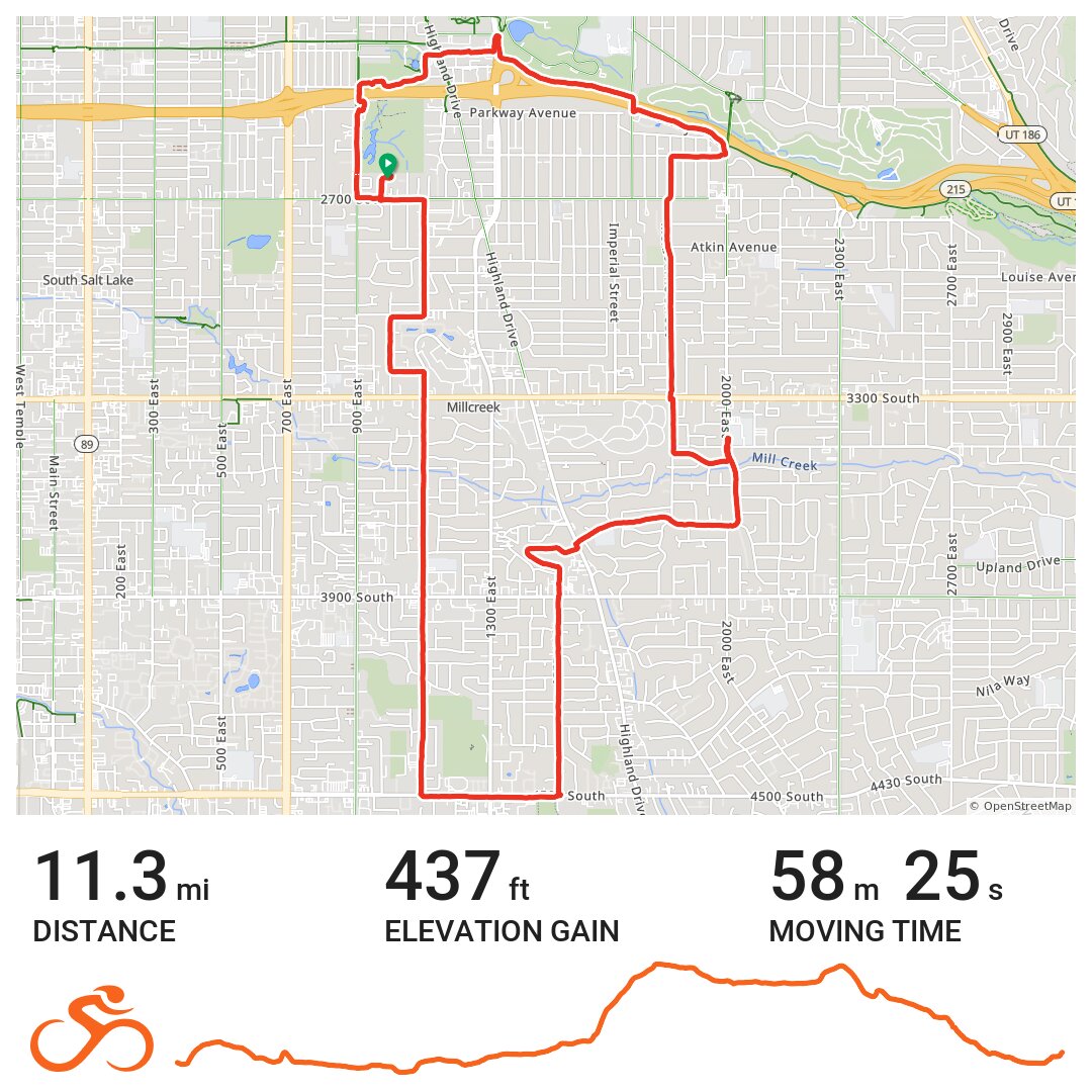 03/17/21 - A bike ride in Salt Lake City, UT