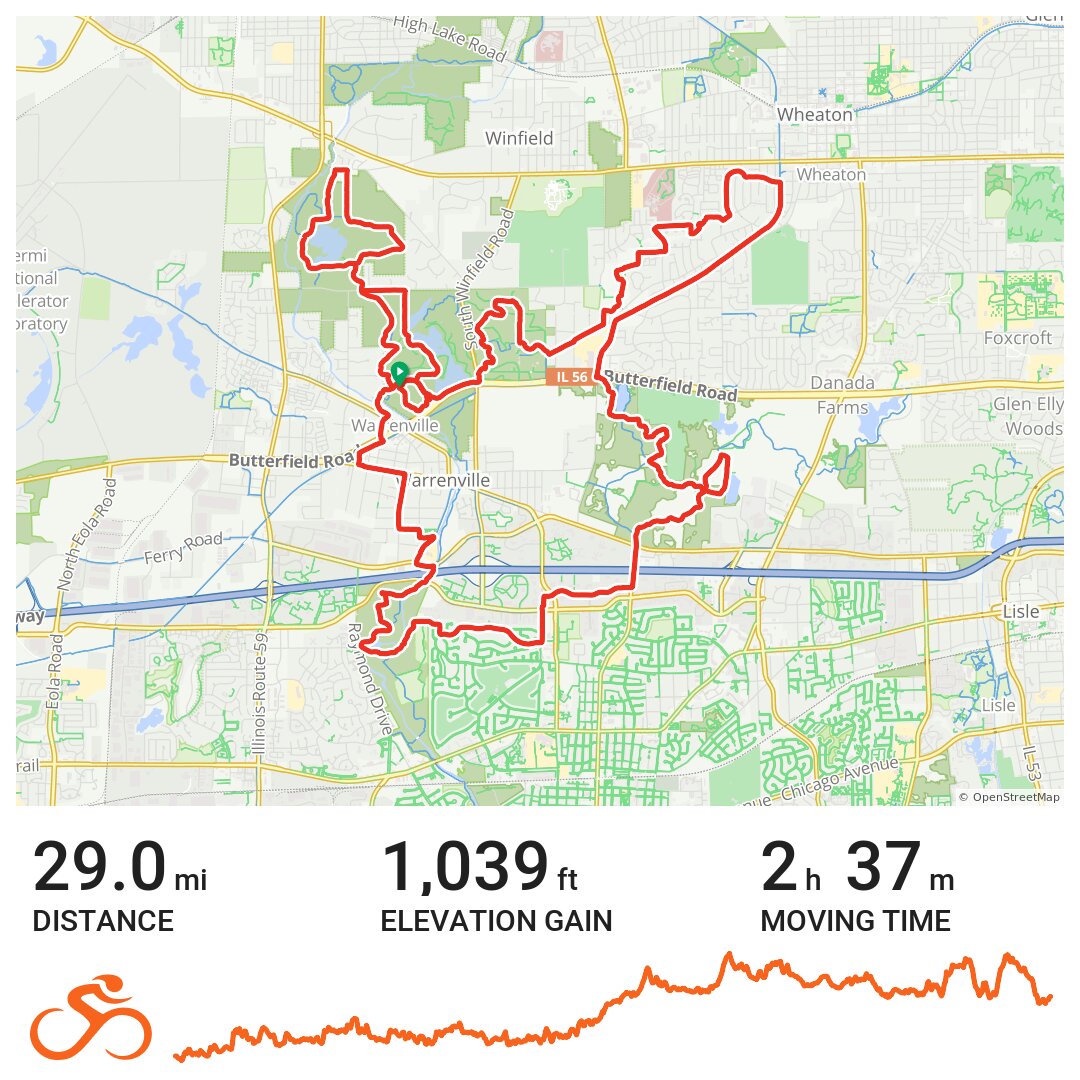 Springtime Tour de DuPage FP 32121 · Ride with GPS