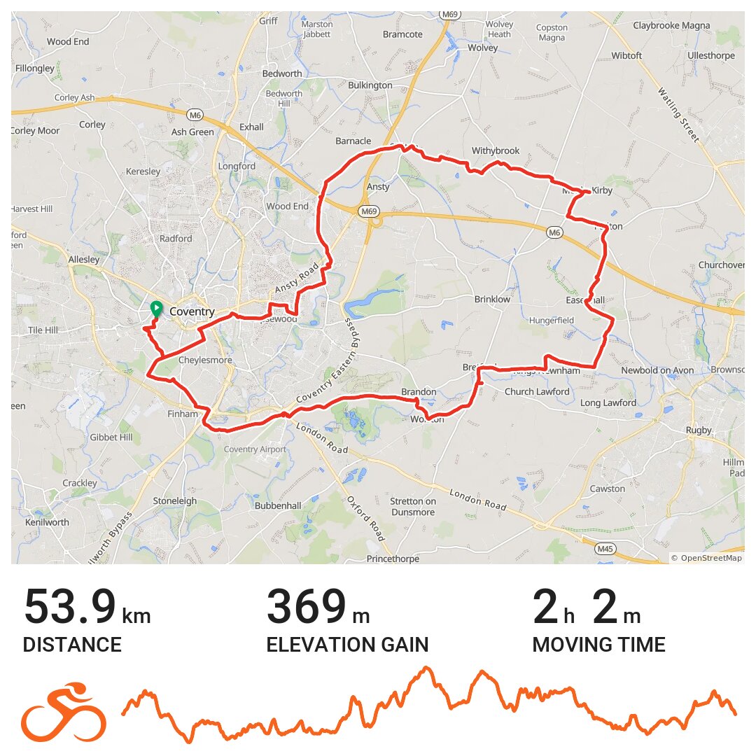 13/09/15 A bike ride in Coventry, England