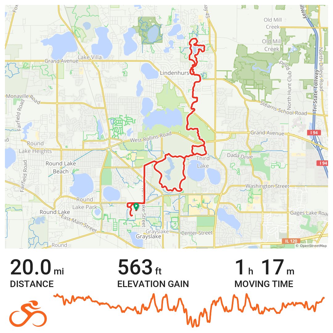 04/07/21 - A bike ride in Grayslake, IL