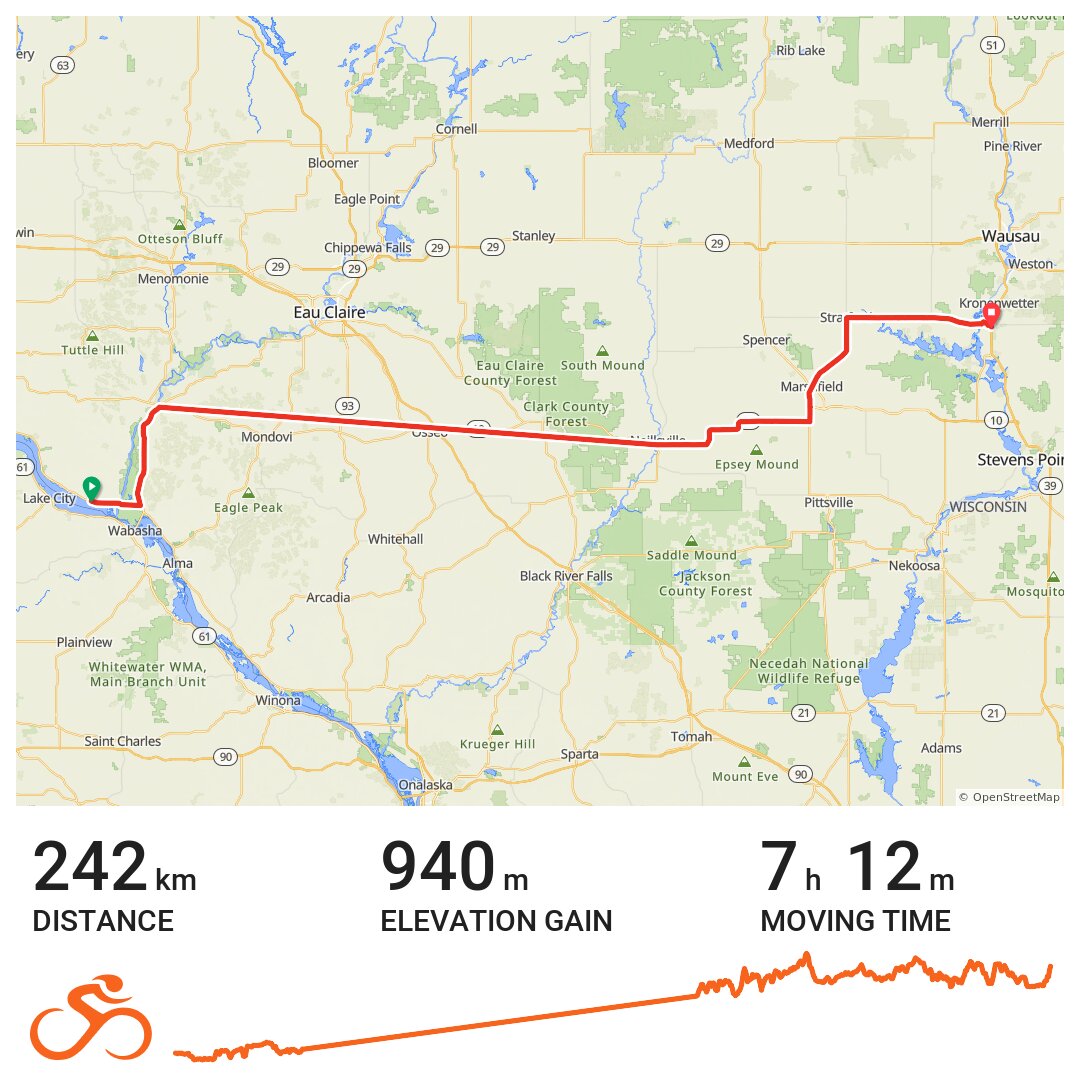 Day 98 - A bike ride in Pepin County, WI