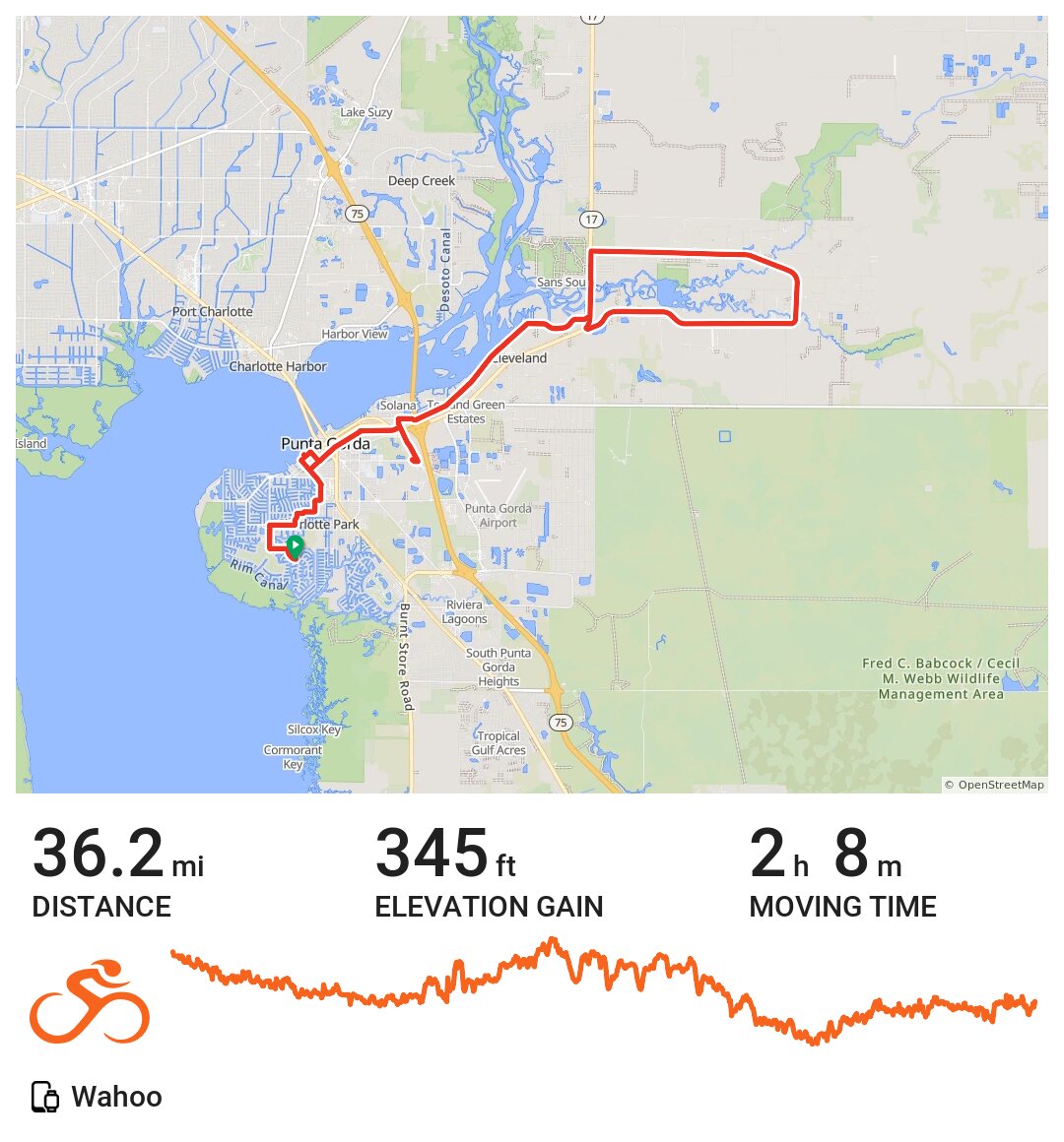 05/04/21 A bike ride in Punta Gorda, FL