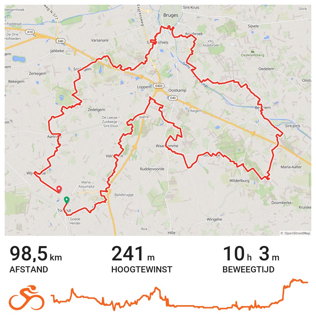 Nacht van Vlaanderen 2016 A bike ride in Torhout, Vlaanderen