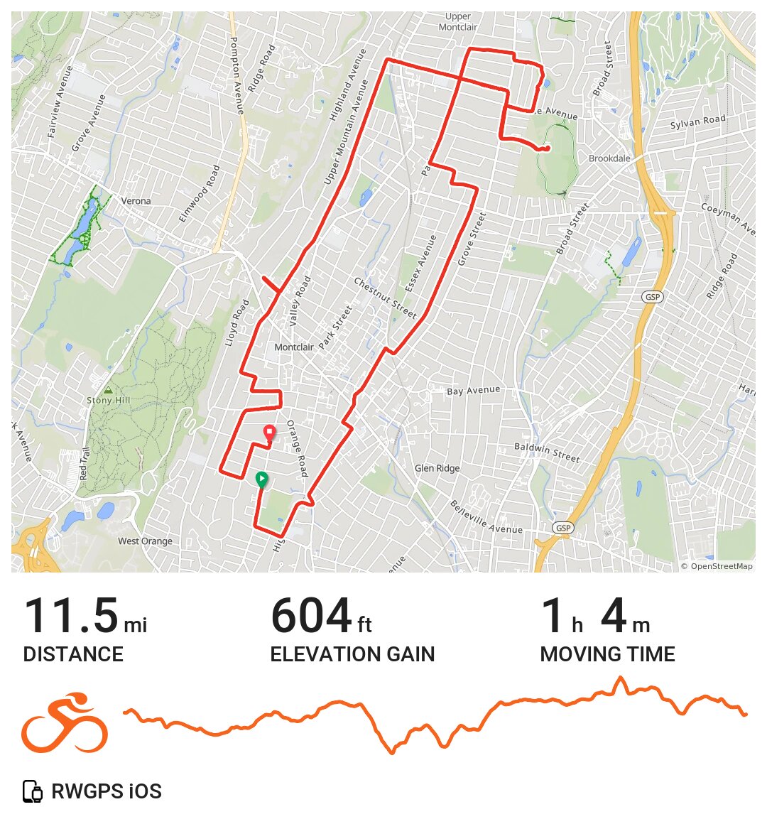 05/14/21 A bike ride in Montclair, NJ