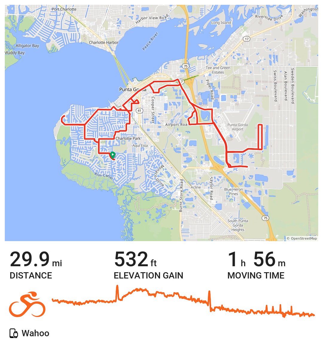 05/15/21 A bike ride in Punta Gorda, FL