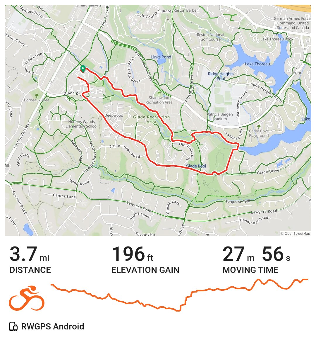 05/15/21 A bike ride in Reston, VA