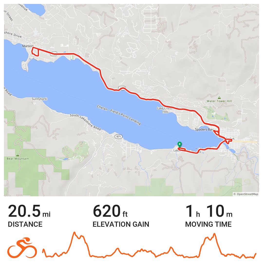 06/19/2015 Chelan, Washington · Ride with GPS