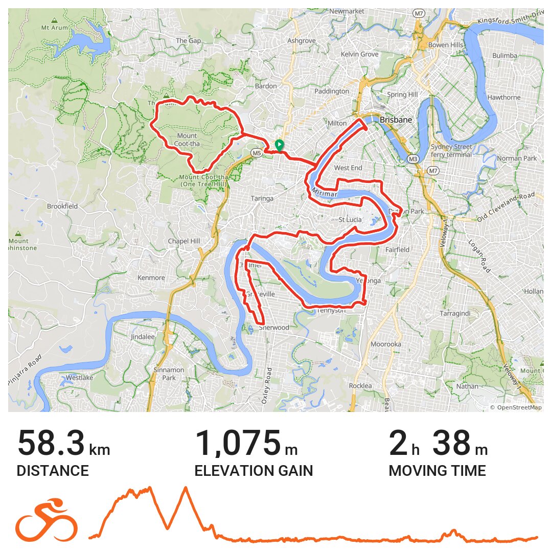 brisbane city cycle map