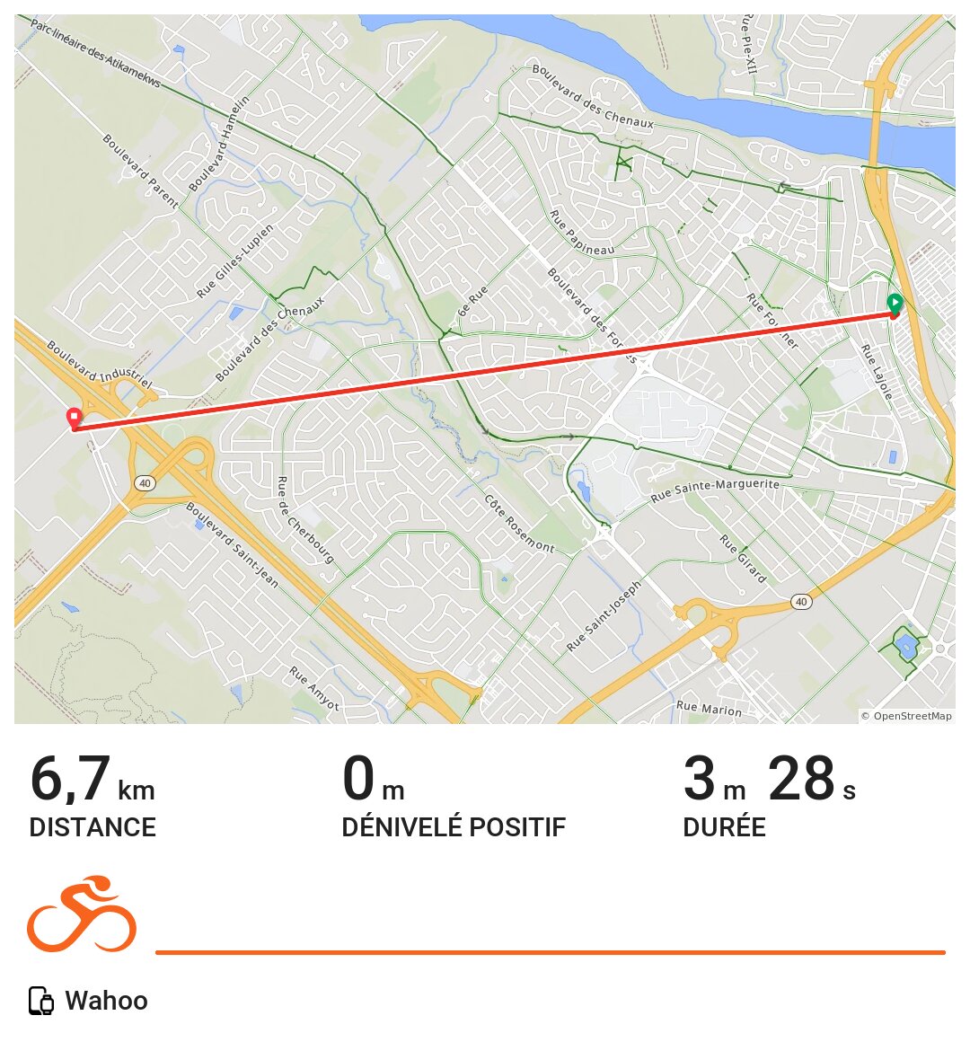 05/24/21 A bike ride in TroisRivières, Québec