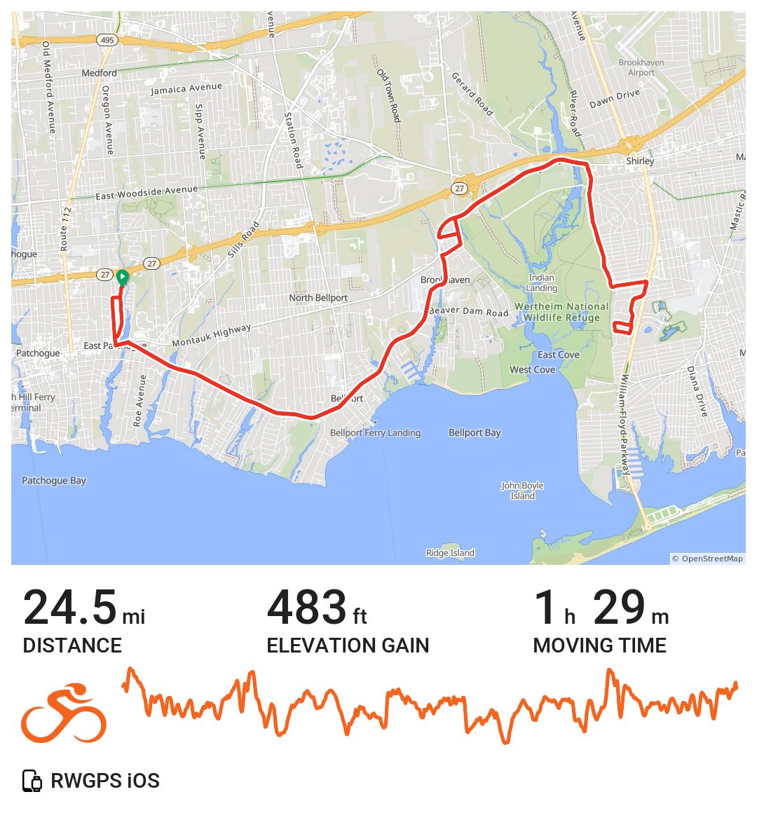 06/24/21 A bike ride in Suffolk County, NY