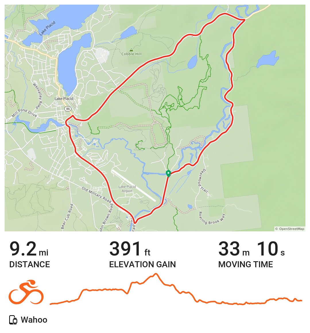 07/15/21 A bike ride in North Elba, NY