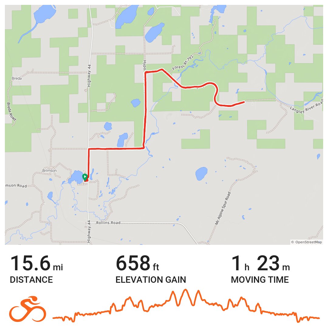 08/09/21 - A bike ride in Saint Louis County, MN