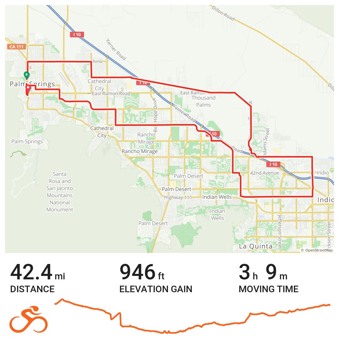 tour de palm springs route