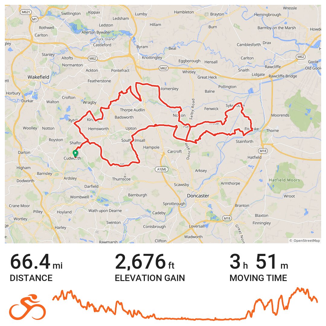 13/03/16 - A bike ride in Barnsley, England