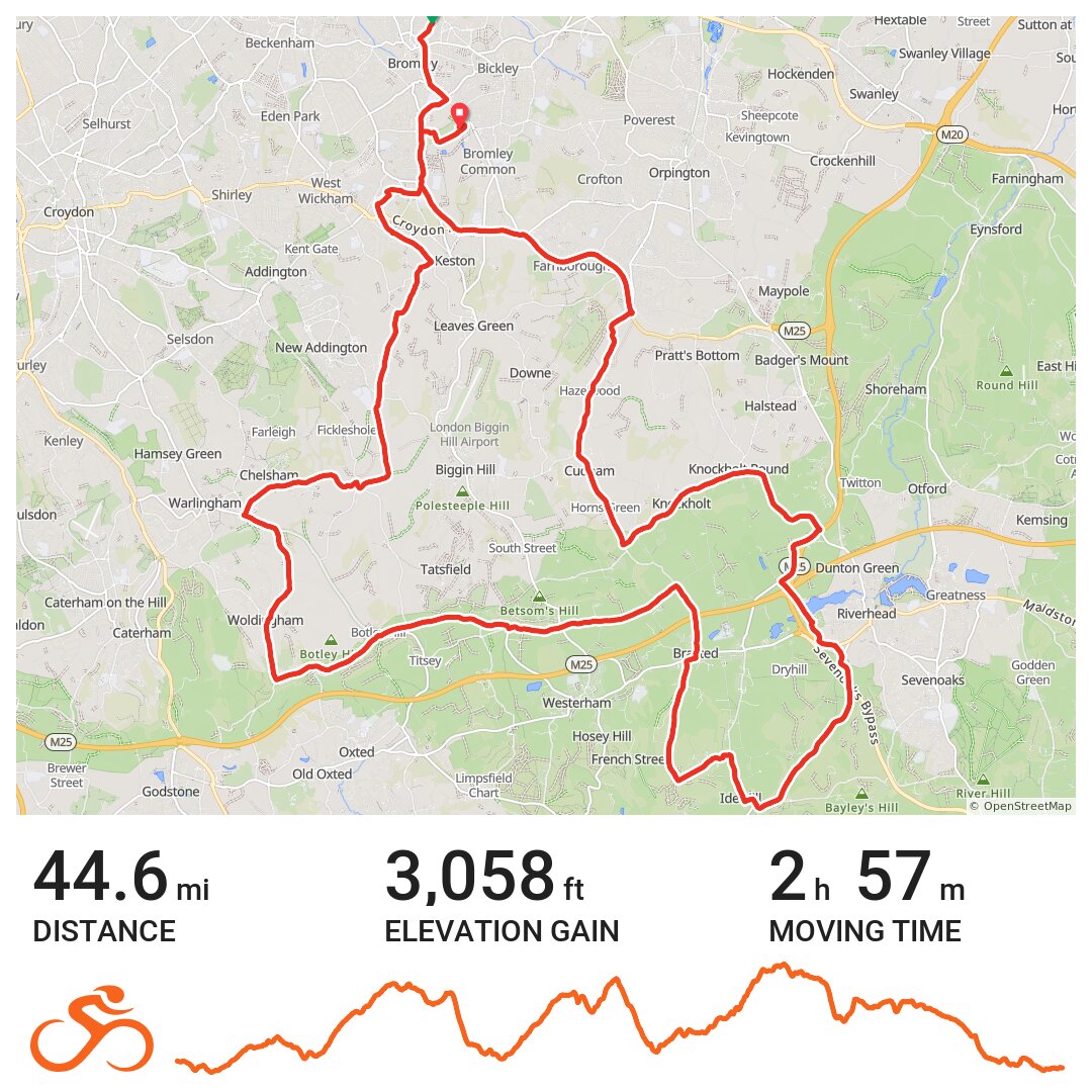 L4 Ide Hill and Woldingham · Ride with GPS