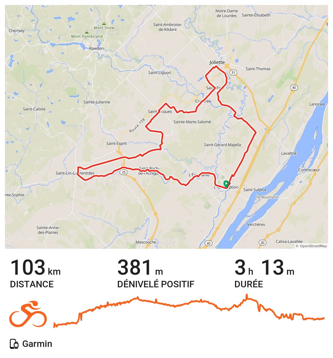 06/15/16 A bike ride in L'Assomption, Québec