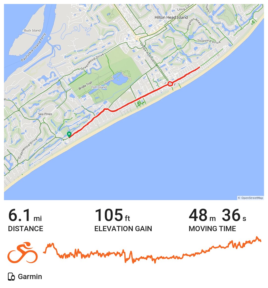 06/26/16 A bike ride in Hilton Head Island, SC