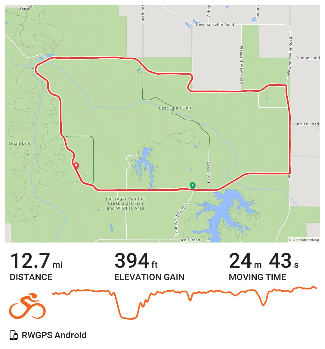 08/05/22 A bike ride in Cass County, IL